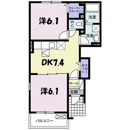 シュー・シノワの物件間取画像